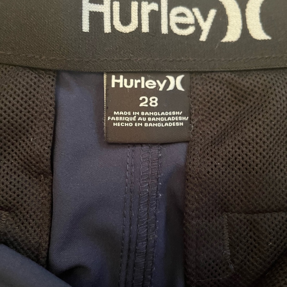 Hurley Men's Deep Blue Athletic Shorts - NWOT - Picture 3 of 7